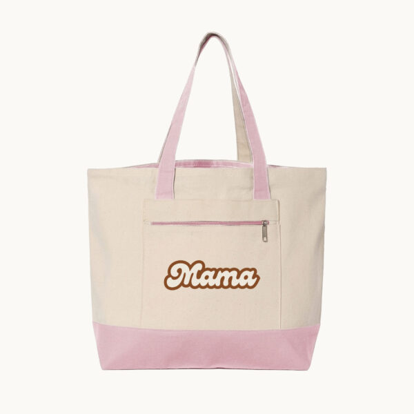 Double-tone “Mama” Tote