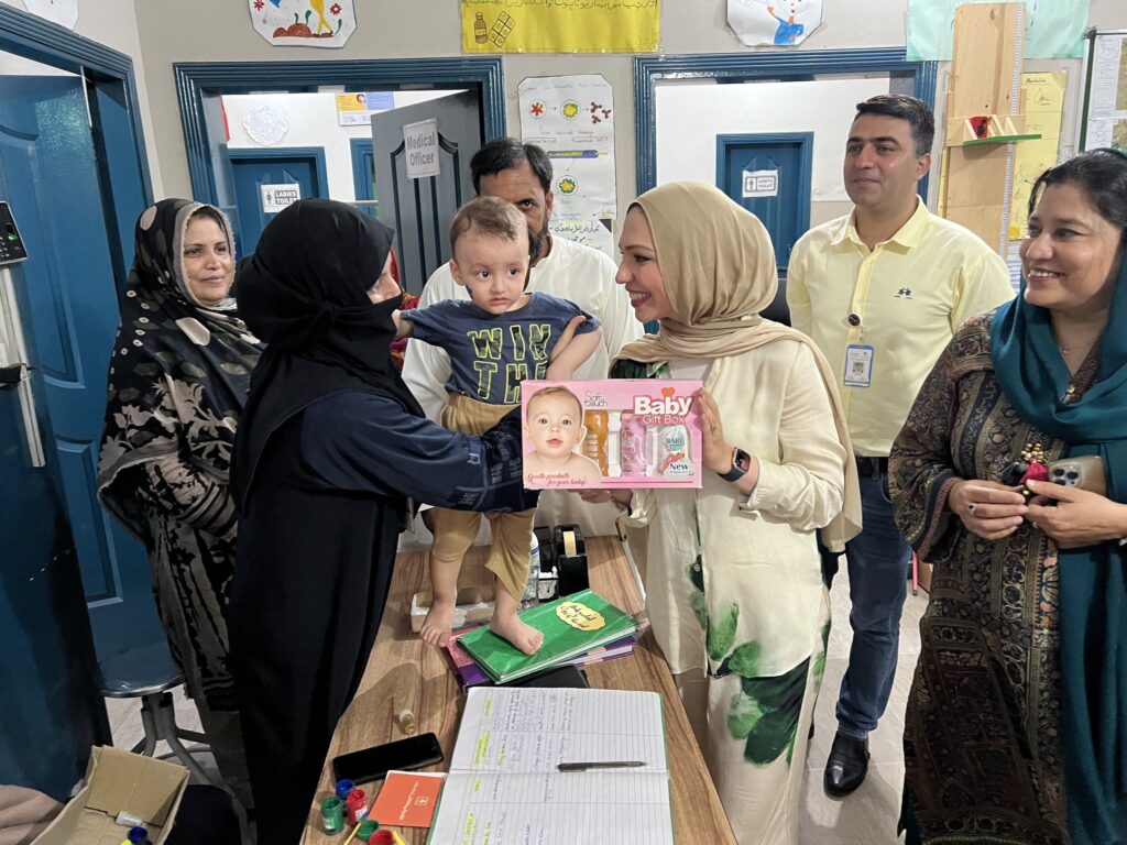 Isra with people